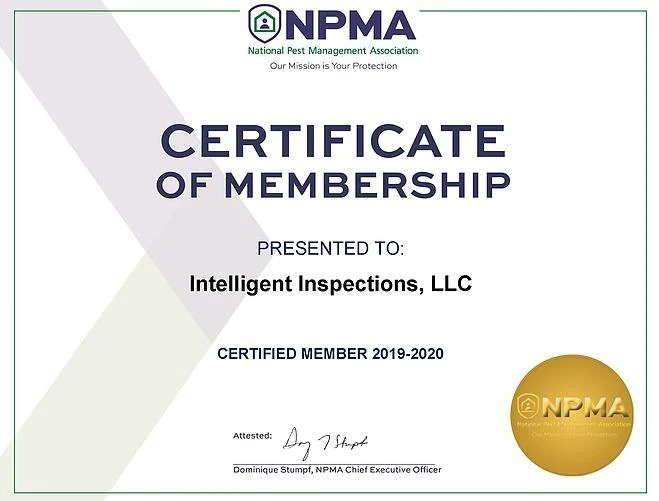 NPMA Certificate of Membership